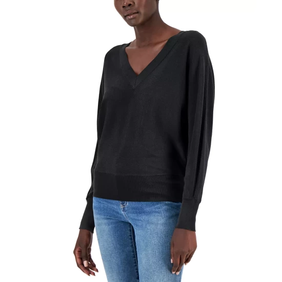 Flash Sale ๐ฅ INC International Concepts ๐ฉ Women's V-Neck Sweater, Created For Macy's Deep Black ๐ 4 Flash Sale ๐ฅ INC International Concepts ๐ฉ Women's V-Neck Sweater, Created For Macy's Deep Black ๐ - Image 2