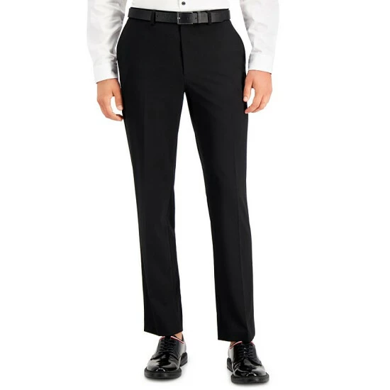 Budget ๐ฏ INC International Concepts Men's Slim-Fit Black Solid Suit Pants, Created For Macy's Deep Black ๐ 3 Budget ๐ฏ INC International Concepts Men's Slim-Fit Black Solid Suit Pants, Created For Macy's Deep Black ๐