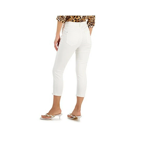 Cheap ๐ INC International Concepts ๐ฉ Women's Mid Rise Ripped Crop Skinny ๐ Jeans, Created For Macy's White ๐ 4 Cheap ๐ INC International Concepts ๐ฉ Women's Mid Rise Ripped Crop Skinny ๐ Jeans, Created For Macy's White ๐ - Image 2