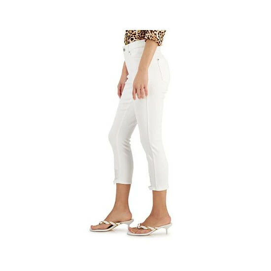 Cheap ๐ INC International Concepts ๐ฉ Women's Mid Rise Ripped Crop Skinny ๐ Jeans, Created For Macy's White ๐ 5 Cheap ๐ INC International Concepts ๐ฉ Women's Mid Rise Ripped Crop Skinny ๐ Jeans, Created For Macy's White ๐ - Image 3