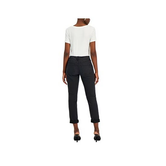 Buy ๐งจ INC International Concepts ๐ฉ Women's Mid Rise Boyfriend ๐ Jeans, Created For Macy's Noir Wash ๐ 10 Buy ๐งจ INC International Concepts ๐ฉ Women's Mid Rise Boyfriend ๐ Jeans, Created For Macy's Noir Wash ๐ - Image 8