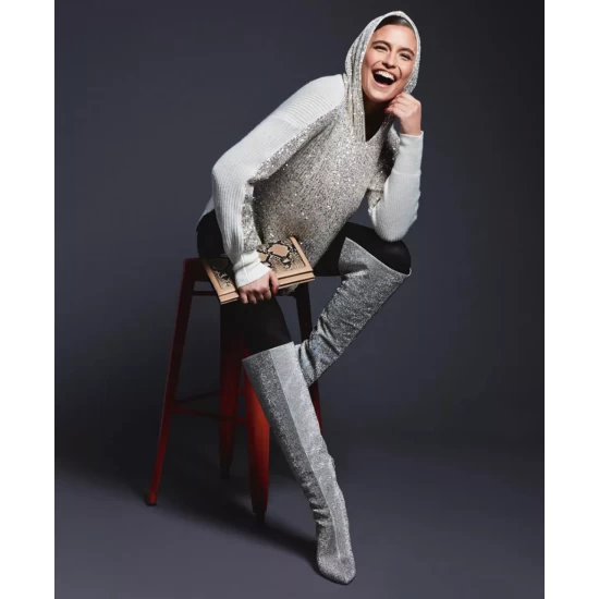 Outlet ๐ INC International Concepts ๐ฉ Women's Sequin-Front Hoodie, Created For Macy's Deep Black ๐ 8 Outlet ๐ INC International Concepts ๐ฉ Women's Sequin-Front Hoodie, Created For Macy's Deep Black ๐ - Image 6