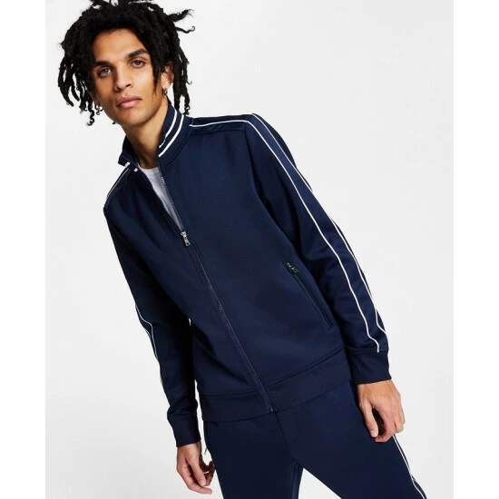 Best deal ๐ฏ INC International Concepts Men's Neoprene Track Jogger Jacket, Created For Macy's Harbor Gre โค๏ธ 3 Best deal ๐ฏ INC International Concepts Men's Neoprene Track Jogger Jacket, Created For Macy's Harbor Gre โค๏ธ
