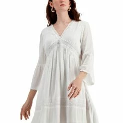 Hot Sale ๐ INC International Concepts ๐ฉ Women's Crochet-Trim ๐ Dress, Created For Macy's Bright White ๐ 10 Hot Sale ๐ INC International Concepts ๐ฉ Women's Crochet-Trim ๐ Dress, Created For Macy's Bright White ๐ -Inc International Sales unnamed file 2067