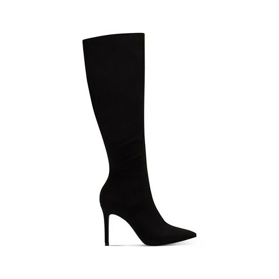 Discount ๐งจ INC International Concepts ๐ฉ Women's Rajel Wide-Calf ๐ Dress ๐ฅพ Boots, Created For Macy's Black Micro Wide Calf ๐ 4 Discount ๐งจ INC International Concepts ๐ฉ Women's Rajel Wide-Calf ๐ Dress ๐ฅพ Boots, Created For Macy's Black Micro Wide Calf ๐ - Image 2