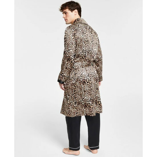Budget ๐ INC International Concepts Men's Satin Pajama Robe, Created For Macy's Deep Black ๐ฅ 4 Budget ๐ INC International Concepts Men's Satin Pajama Robe, Created For Macy's Deep Black ๐ฅ - Image 2