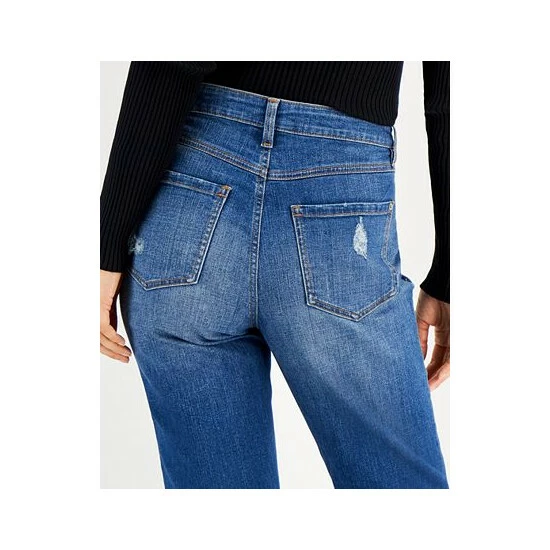Best Pirce โค๏ธ INC International Concepts ๐ฉ Women's Ripped Flare-Leg ๐ Jeans, Created For Macy's Medium Indigo ๐งจ 7 Best Pirce โค๏ธ INC International Concepts ๐ฉ Women's Ripped Flare-Leg ๐ Jeans, Created For Macy's Medium Indigo ๐งจ - Image 5
