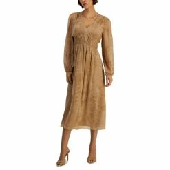 Discount 🔥 INC International Concepts 👩 Women's Printed V-Neck Chiffon 👗 Dress, Created For Macy's Seneca Combo 🛒