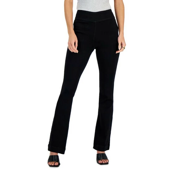 Promo ๐ INC International Concepts ๐ฉ Women's High-Rise Pull-On ๐ Jeans, Created For Macy's Deep Black ๐ 3 Promo ๐ INC International Concepts ๐ฉ Women's High-Rise Pull-On ๐ Jeans, Created For Macy's Deep Black ๐