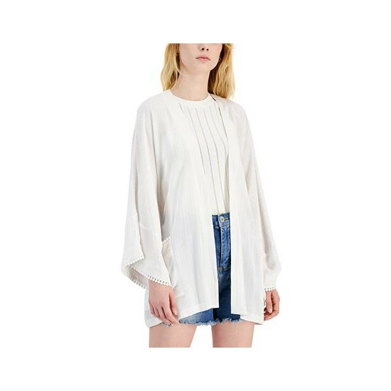 Cheapest ๐ฅ INC International Concepts ๐ฉ Women's Metallic Crinkle Gauze Tie Waist Top, Created For Macy's Bright White ๐ 5 Cheapest ๐ฅ INC International Concepts ๐ฉ Women's Metallic Crinkle Gauze Tie Waist Top, Created For Macy's Bright White ๐ - Image 3