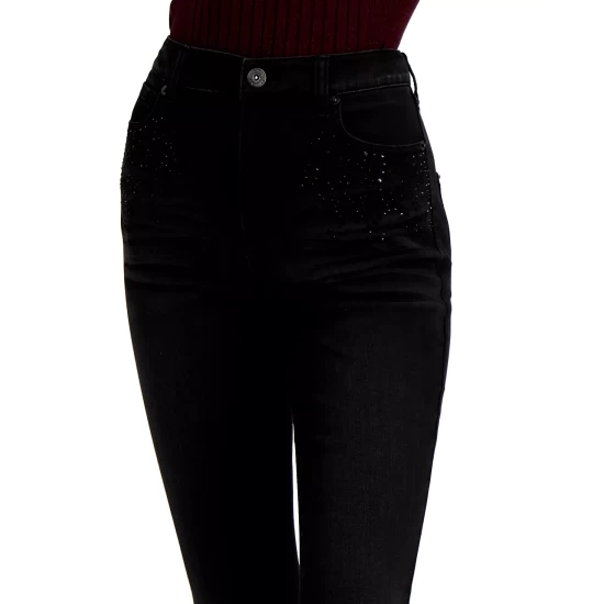 Flash Sale ๐ INC International Concepts ๐ฉ Women's High-Rise Rhinestone Skinny ๐ Jeans, Created For Macy's Deep Black ๐ 7 Flash Sale ๐ INC International Concepts ๐ฉ Women's High-Rise Rhinestone Skinny ๐ Jeans, Created For Macy's Deep Black ๐ - Image 5