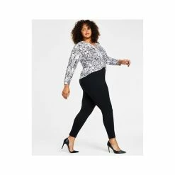 Discount 😍 INC International Concepts Plus Size Skinny Pull-On Ponte Pants, Created For Macy's Deep Black 🛒 13 Discount 😍 INC International Concepts Plus Size Skinny Pull-On Ponte Pants, Created For Macy's Deep Black 🛒 -Inc International Sales unnamed file 2156