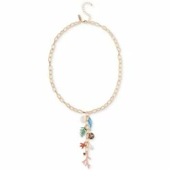 Best reviews of 🤩 INC International Concepts Gold-Tone Mixed Sea-Motif Charm Lariat Necklace, 24 + 3 Extender, Created For Macy's Multi 🎁