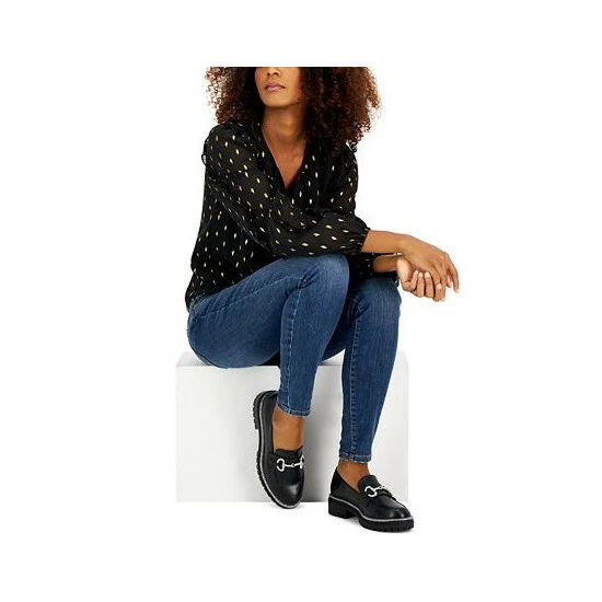 Brand new ๐ INC International Concepts ๐ฉ Women's Brinnia Lug Sole Loafers, Created For Macy's Black Bling ๐ฏ 4 Brand new ๐ INC International Concepts ๐ฉ Women's Brinnia Lug Sole Loafers, Created For Macy's Black Bling ๐ฏ - Image 2