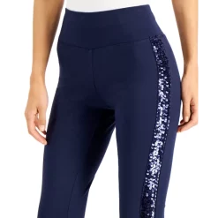 Brand new 🌟 INC International Concepts 👩 Women's Sequin-Trim Pull-On Ponte Pants, Created For Macy's Deep Twilight ⭐ 14 Brand new 🌟 INC International Concepts 👩 Women's Sequin-Trim Pull-On Ponte Pants, Created For Macy's Deep Twilight ⭐ -Inc International Sales unnamed file 22