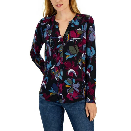 Best reviews of ✨ INC International Concepts Petite Split-Neck Zippered-Pocket Top, Created For Macy's Zelda Garden ⭐ 3 Best reviews of ✨ INC International Concepts Petite Split-Neck Zippered-Pocket Top, Created For Macy's Zelda Garden ⭐