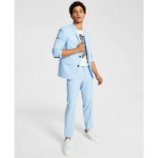 Best Pirce ๐ INC International Concepts Men's Slim-Fit Stretch Linen Blend Suit Jacket, Created For Macy's Angel Falls ๐ 3 Best Pirce ๐ INC International Concepts Men's Slim-Fit Stretch Linen Blend Suit Jacket, Created For Macy's Angel Falls ๐