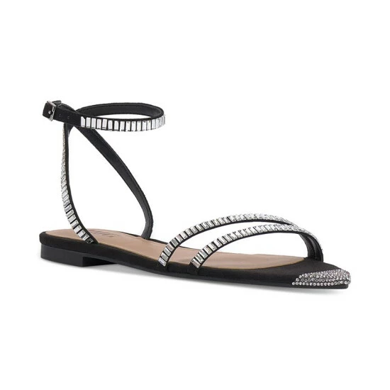 Wholesale ๐ INC International Concepts ๐ฉ Women's Aditi Two-Piece ๐ฉด Sandals, Created For Macy's Black Bling โ๏ธ 3 Wholesale ๐ INC International Concepts ๐ฉ Women's Aditi Two-Piece ๐ฉด Sandals, Created For Macy's Black Bling โ๏ธ