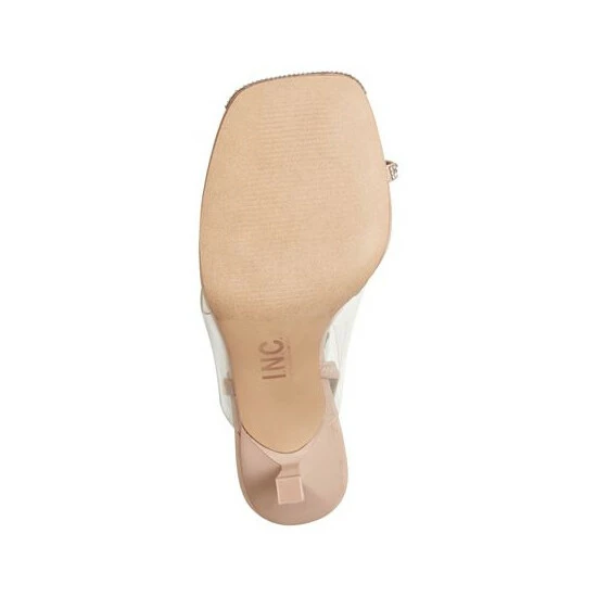 Flash Sale ๐ INC International Concepts Boyri Vinyl Slingback ๐ Dress ๐ฉด Sandals, Created For Macy's Clear/dark Almond โค๏ธ 8 Flash Sale ๐ INC International Concepts Boyri Vinyl Slingback ๐ Dress ๐ฉด Sandals, Created For Macy's Clear/dark Almond โค๏ธ - Image 6