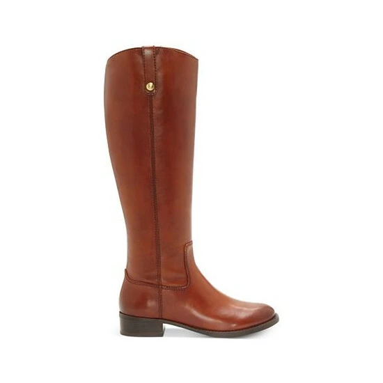 New 👏 INC International Concepts Fawne Wide-Calf Riding Leather 🥾 Boots, Created For Macy's Cognac 💯 4 New 👏 INC International Concepts Fawne Wide-Calf Riding Leather 🥾 Boots, Created For Macy's Cognac 💯 - Image 2