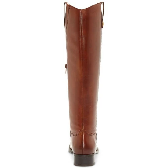 New 👏 INC International Concepts Fawne Wide-Calf Riding Leather 🥾 Boots, Created For Macy's Cognac 💯 6 New 👏 INC International Concepts Fawne Wide-Calf Riding Leather 🥾 Boots, Created For Macy's Cognac 💯 - Image 4