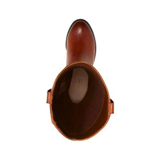 New 👏 INC International Concepts Fawne Wide-Calf Riding Leather 🥾 Boots, Created For Macy's Cognac 💯 7 New 👏 INC International Concepts Fawne Wide-Calf Riding Leather 🥾 Boots, Created For Macy's Cognac 💯 - Image 5