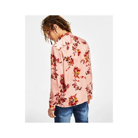 Cheapest 😀 INC International Concepts I.N.C. International Concepts® Men's Regular-Fit Floral-Print 👕 Shirt, Created For Macy's Noble Blush 🎁 4 Cheapest 😀 INC International Concepts I.N.C. International Concepts® Men's Regular-Fit Floral-Print 👕 Shirt, Created For Macy's Noble Blush 🎁 - Image 2