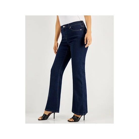 Best deal ๐คฉ INC International Concepts ๐ฉ Women's Flare-Leg ๐ Jeans, Created For Macy's Medium Indigo ๐คฉ 5 Best deal ๐คฉ INC International Concepts ๐ฉ Women's Flare-Leg ๐ Jeans, Created For Macy's Medium Indigo ๐คฉ - Image 3