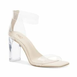 Promo ⌛ INC International Concepts 👩 Women's Makenna Two-Piece Clear Vinyl 👗 Dress 🩴 Sandals, Created For Macy's 🎁