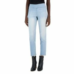 Top 10 ๐ INC International Concepts ๐ฉ Women's Pull-On Straight-Leg ๐ Jeans, Created For Macy's Light Indigo ๐คฉ