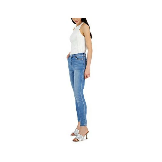 Top 10 ๐ฅ INC International Concepts ๐ฉ Women's Embellished High-Rise Skinny ๐ Jeans, Created For Macy's Dark Indigo ๐ 5 Top 10 ๐ฅ INC International Concepts ๐ฉ Women's Embellished High-Rise Skinny ๐ Jeans, Created For Macy's Dark Indigo ๐ - Image 3
