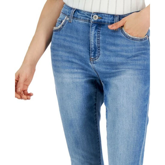 Top 10 ๐ฅ INC International Concepts ๐ฉ Women's Embellished High-Rise Skinny ๐ Jeans, Created For Macy's Dark Indigo ๐ 6 Top 10 ๐ฅ INC International Concepts ๐ฉ Women's Embellished High-Rise Skinny ๐ Jeans, Created For Macy's Dark Indigo ๐ - Image 4