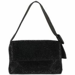 Coupon 😀 INC International Concepts Mesh Flap Shoulder Bag, Created For Macy's Silver ❤️