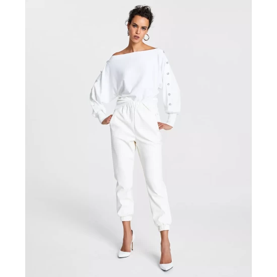 Top 10 ๐คฉ INC International Concepts ๐ฉ Women's Rhinestone-Button Sweater, Created For Macy's Washed White โจ 3 Top 10 ๐คฉ INC International Concepts ๐ฉ Women's Rhinestone-Button Sweater, Created For Macy's Washed White โจ
