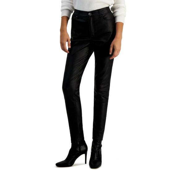 New โญ INC International Concepts ๐ฉ Women's High-Rise ๐งฅ Coated ๐ Jeans, Created For Macy's Deep Black โญ 3 New โญ INC International Concepts ๐ฉ Women's High-Rise ๐งฅ Coated ๐ Jeans, Created For Macy's Deep Black โญ