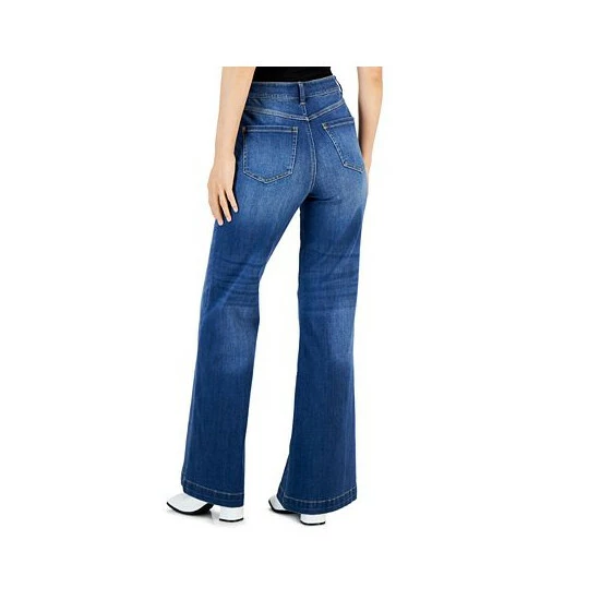 Best Sale ๐ INC International Concepts ๐ฉ Women's Wide-Leg High-Rise ๐ Jeans, Created For Macy's Medium Indigo ๐คฉ 4 Best Sale ๐ INC International Concepts ๐ฉ Women's Wide-Leg High-Rise ๐ Jeans, Created For Macy's Medium Indigo ๐คฉ - Image 2