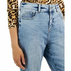 Promo 🔥 INC International Concepts 👩 Women's Curvy High-Rise Straight-Leg 👖 Jeans, Created For Macy's Light Indigo ⌛ -Inc International Sales unnamed file 2488