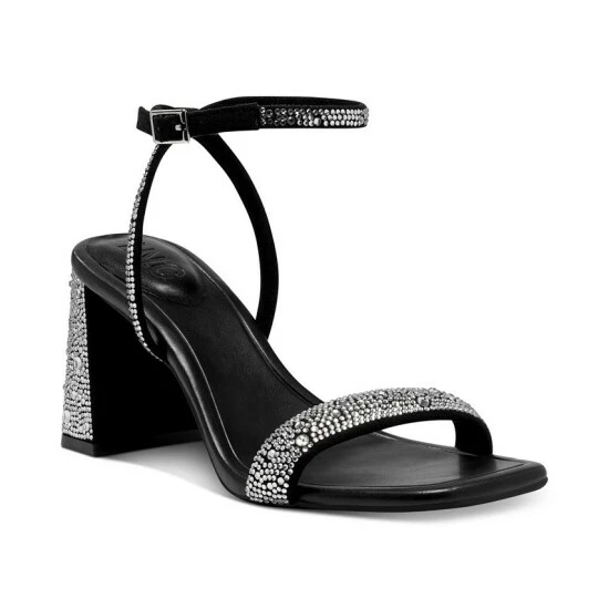 New โค๏ธ INC International Concepts Caymi Ankle-Strap ๐ Dress ๐ฉด Sandals, Created For Macy's Black Silver Bling ๐ 3 New โค๏ธ INC International Concepts Caymi Ankle-Strap ๐ Dress ๐ฉด Sandals, Created For Macy's Black Silver Bling ๐