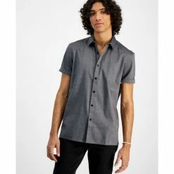 Wholesale ๐ INC International Concepts I.N.C. International Conceptsยฎ Men's Regular-Fit Pindot ๐ Shirt, Created For Macy's Navy Combo ๐คฉ