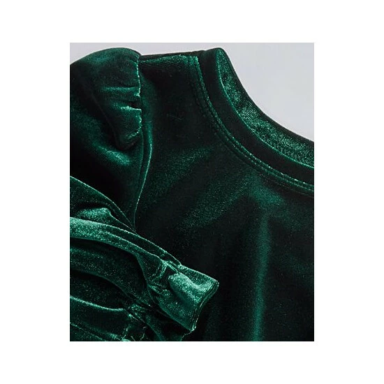 Outlet 🎉 INC International Concepts Toddler 👧 Girls Velour Midi 👗 Dress, Created For Macy's Inc Red ❤️ 5 Outlet 🎉 INC International Concepts Toddler 👧 Girls Velour Midi 👗 Dress, Created For Macy's Inc Red ❤️ - Image 3