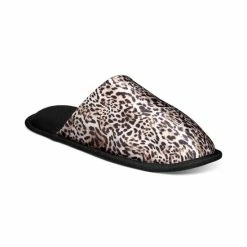 Hot Sale ⌛ INC International Concepts Men's Animal-Print Satin Slippers, Created For Macy's Cheetah ❤️