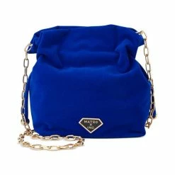 Cheapest 👏 INC International Concepts Mateo For INC Velvet Bucket Bag, Created For Macy's Black 😍