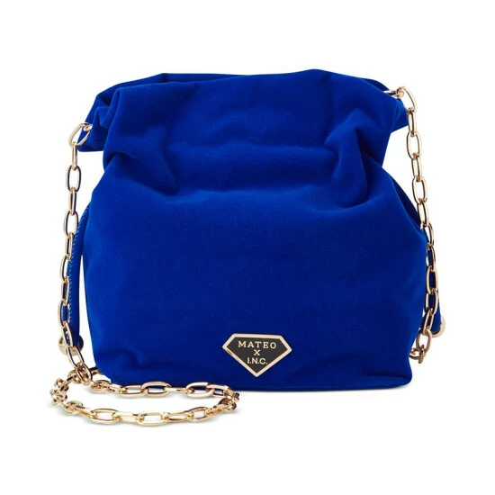 Cheapest 👏 INC International Concepts Mateo For INC Velvet Bucket Bag, Created For Macy's Black 😍 3 Cheapest 👏 INC International Concepts Mateo For INC Velvet Bucket Bag, Created For Macy's Black 😍