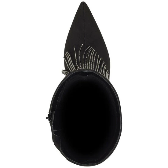 Buy ๐ INC International Concepts ๐ฉ Women's Shyn Fringe ๐ฅพ Boots, Created For Macy's Black Bling ๐คฉ 6 Buy ๐ INC International Concepts ๐ฉ Women's Shyn Fringe ๐ฅพ Boots, Created For Macy's Black Bling ๐คฉ - Image 4