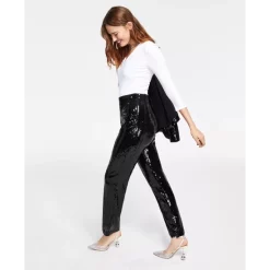 Wholesale ✨ INC International Concepts 👩 Women's Sequin Straight-Leg Pants, Created For Macy's Port 🥰 12 Wholesale ✨ INC International Concepts 👩 Women's Sequin Straight-Leg Pants, Created For Macy's Port 🥰 -Inc International Sales unnamed file 26
