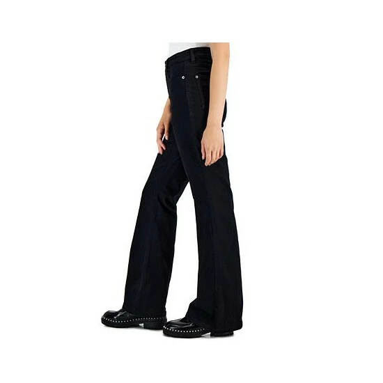 Promo 👏 INC International Concepts 👩 Women's High-Rise Flare 👖 Jeans, Created For Macy's Black 🎁 5 Promo 👏 INC International Concepts 👩 Women's High-Rise Flare 👖 Jeans, Created For Macy's Black 🎁 - Image 3