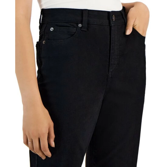 Promo 👏 INC International Concepts 👩 Women's High-Rise Flare 👖 Jeans, Created For Macy's Black 🎁 6 Promo 👏 INC International Concepts 👩 Women's High-Rise Flare 👖 Jeans, Created For Macy's Black 🎁 - Image 4