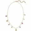 Cheapest 🧨 INC International Concepts Gold-Tone Multicolor Charm Necklace, 18 + 3 Extender, Created For Macy's 🤩