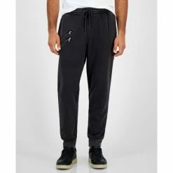 Best deal ๐ INC International Concepts I.N.C. International Conceptsยฎ Men's Regular-Fit Acid-Washed Moto Joggers, Created For Macy's Deep Black โจ