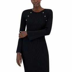 Promo ๐ INC International Concepts ๐ฉ Women's Snap-Trim Sweater ๐ Dress, Created For Macy's Deep Black โค๏ธ 10 Promo ๐ INC International Concepts ๐ฉ Women's Snap-Trim Sweater ๐ Dress, Created For Macy's Deep Black โค๏ธ -Inc International Sales unnamed file 2636